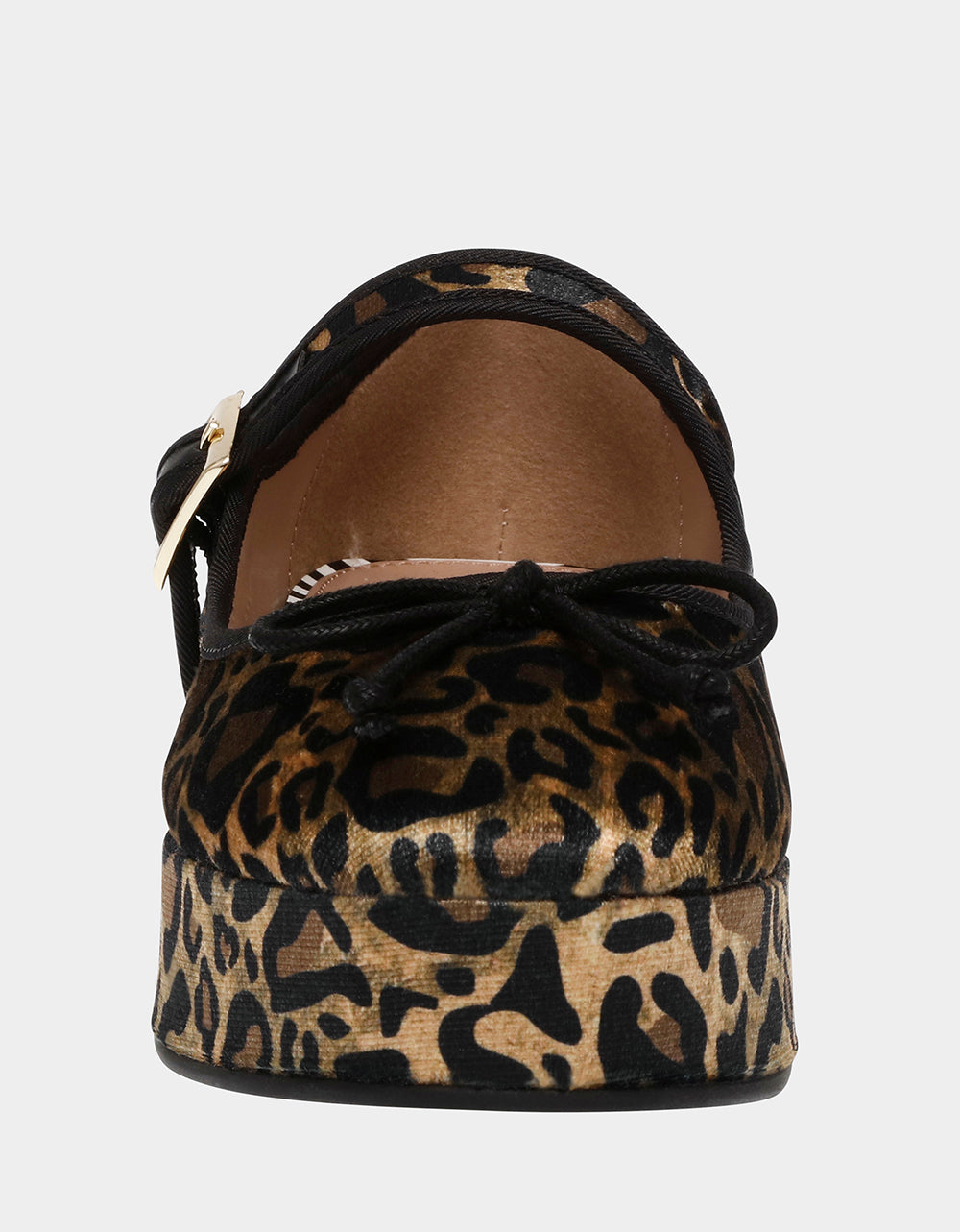 Betsey Johnson Hellena Leopard Print Mary Jane Platform Shoes