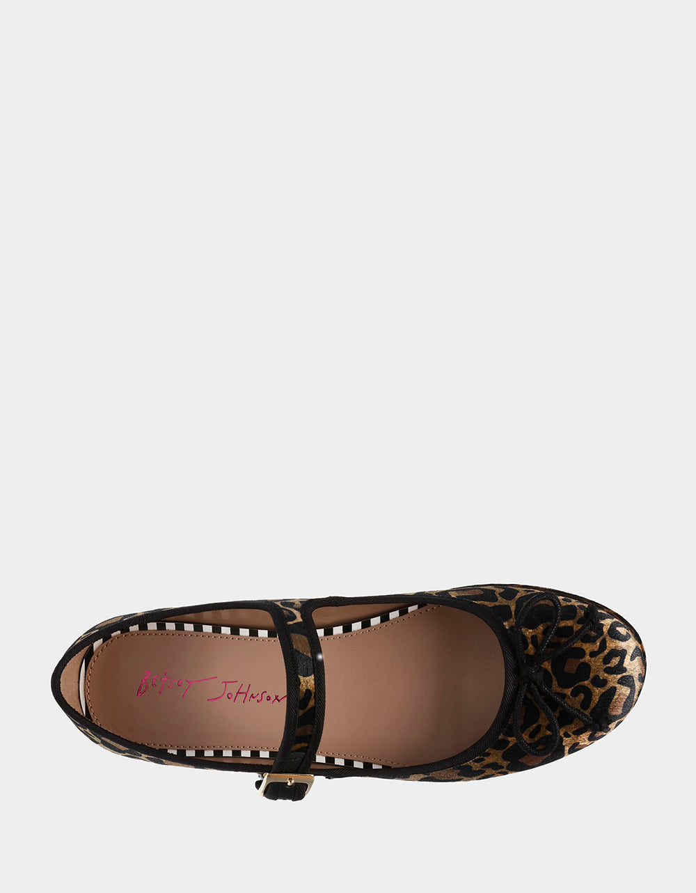 Betsey Johnson Hellena Leopard Print Mary Jane Platform Shoes