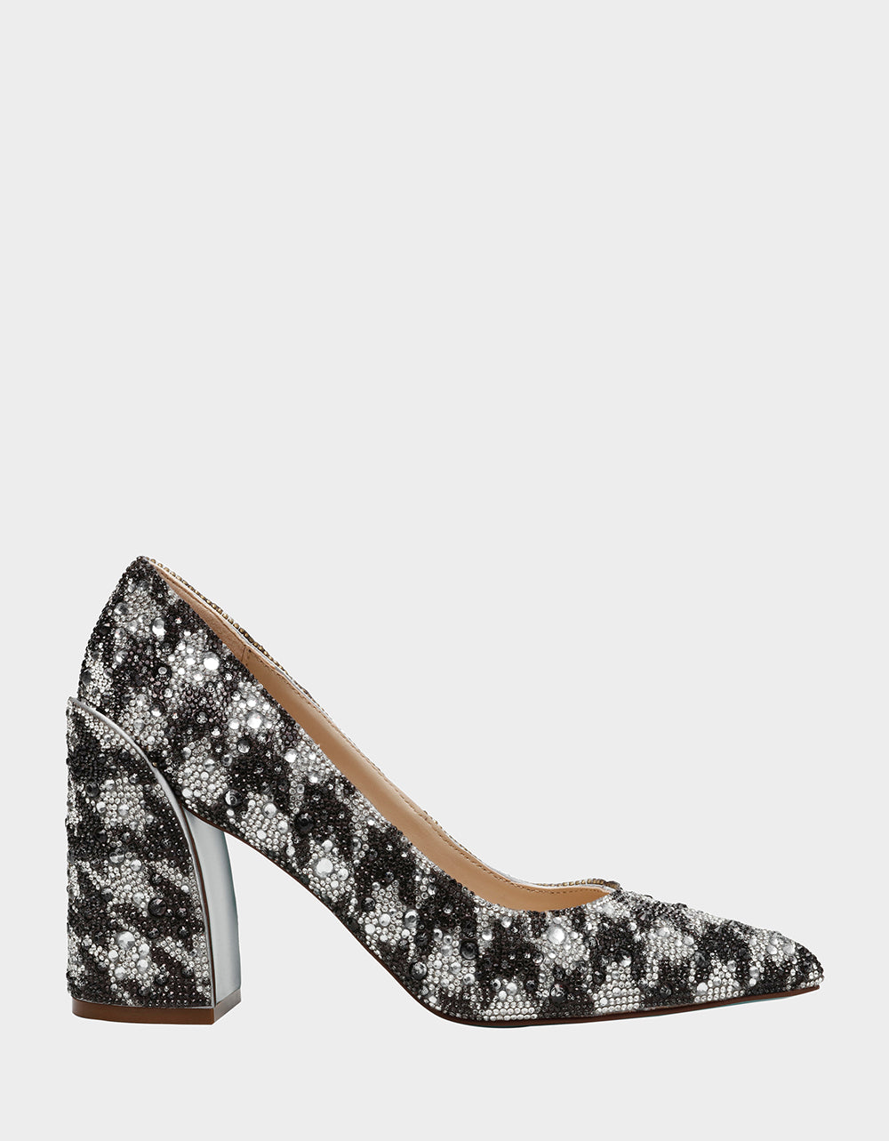 Betsey Johnson Jody Houndstooth Pumps with Block Heel