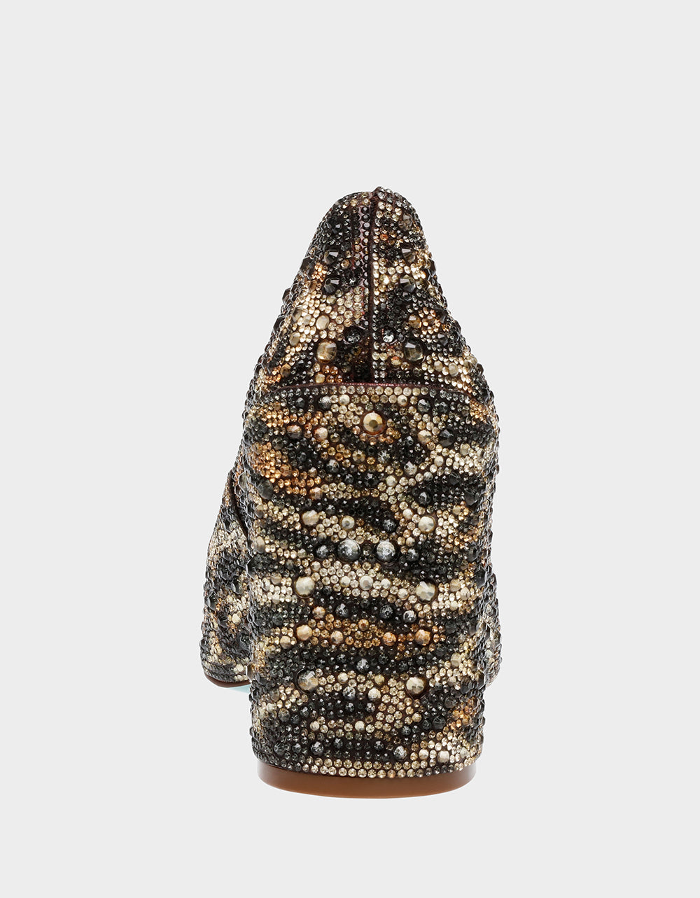 Betsey Johnson Jody Leopard Print Pumps with 3.5 Inch Block Heel