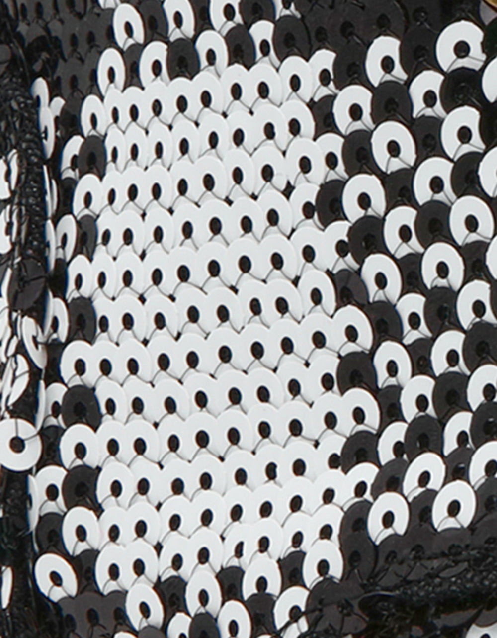 Betsey Johnson JONNIE Black & White Plaid Combat Boots