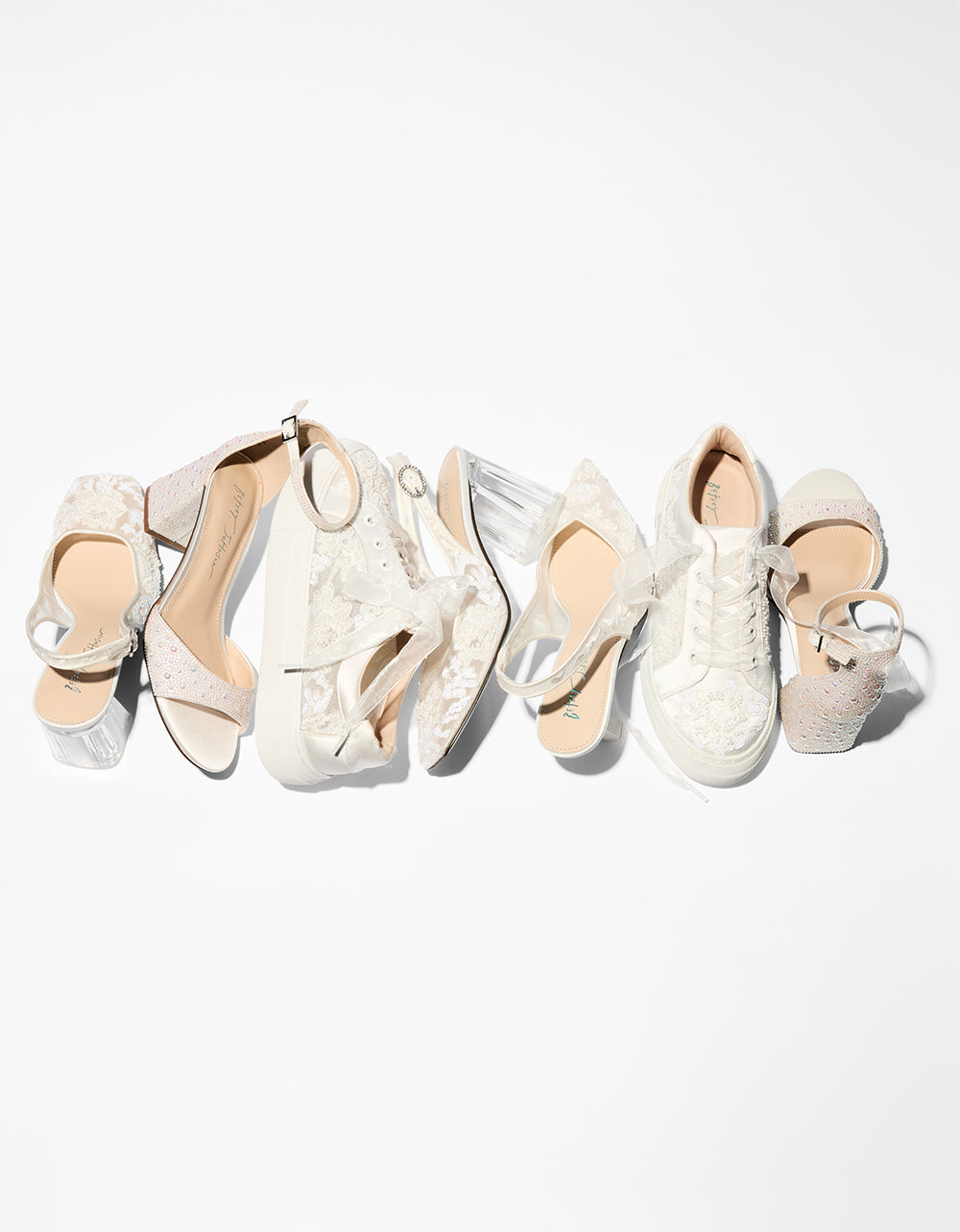 Betsey Johnson KAMI Pearl Rhinestone Block Heel Sandals