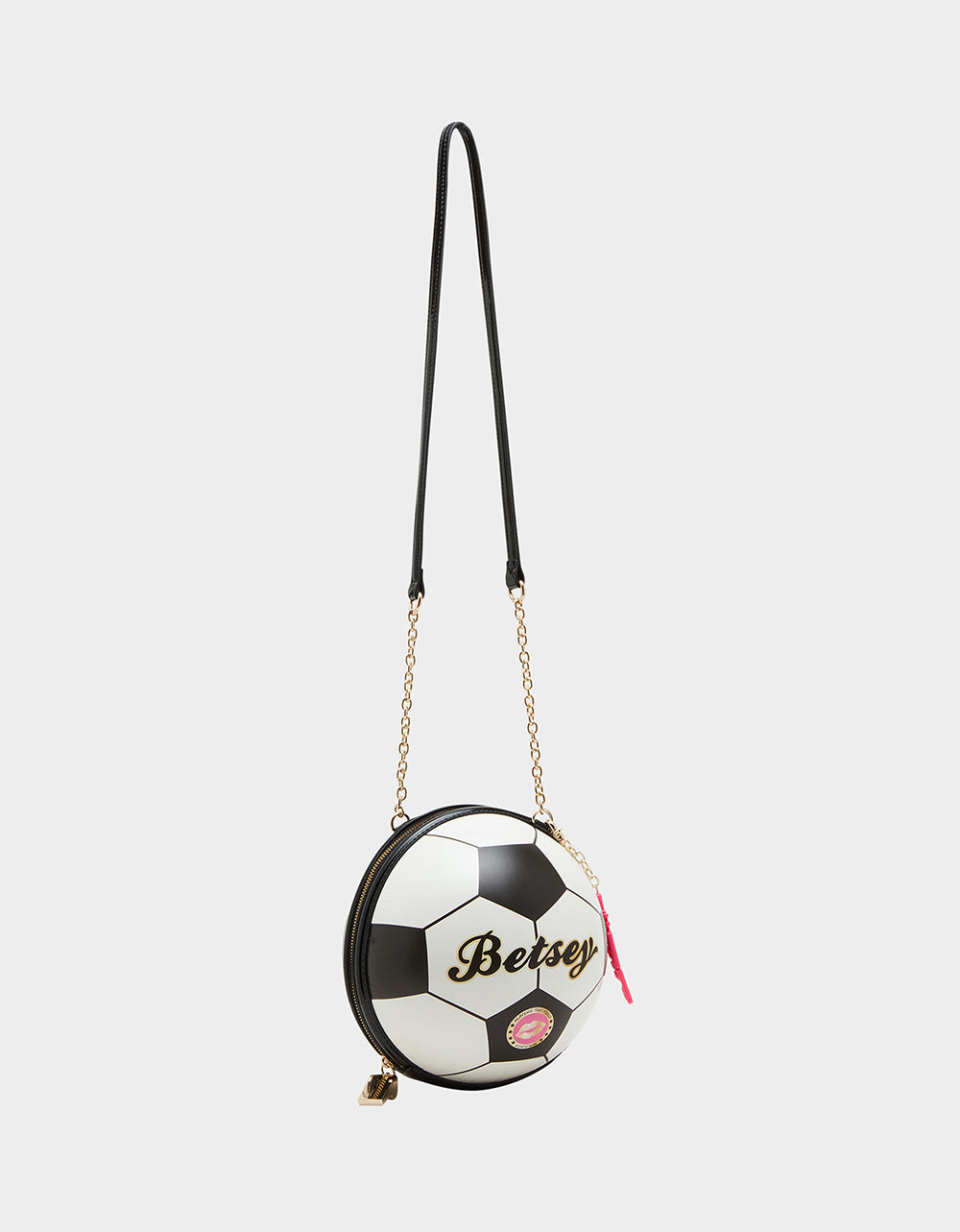 Kitsch Goal Soccer Crossbody Bag - Black Multi Handbag
