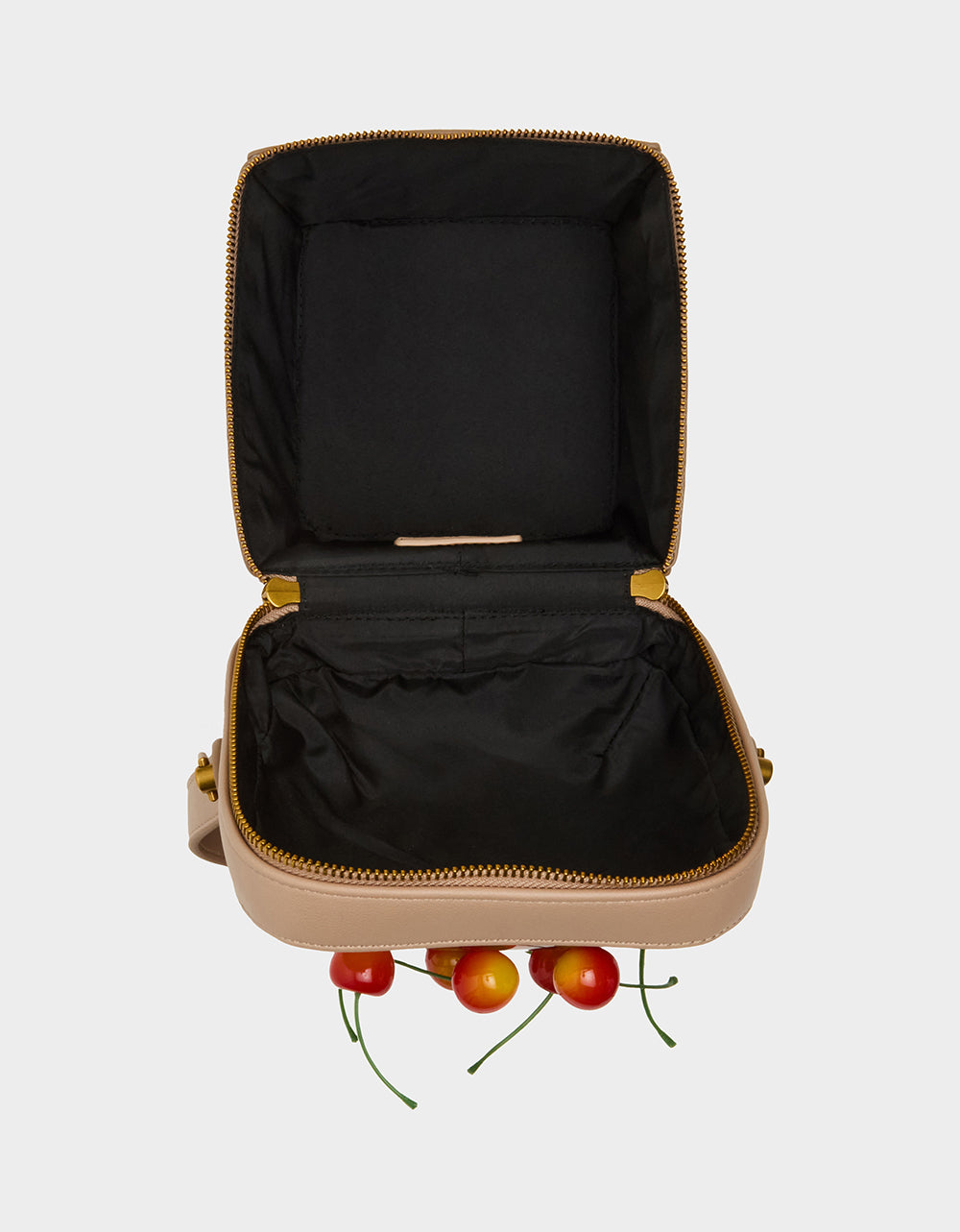 Kitsch Mon Cherry Red Crossbody Bag with Chain Strap