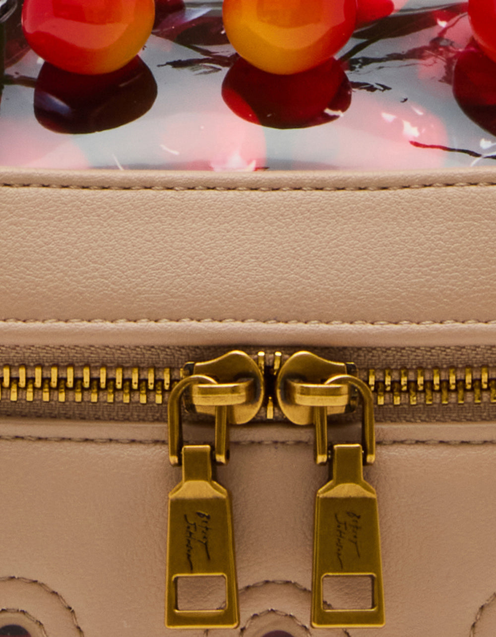 Kitsch Mon Cherry Red Crossbody Bag with Chain Strap