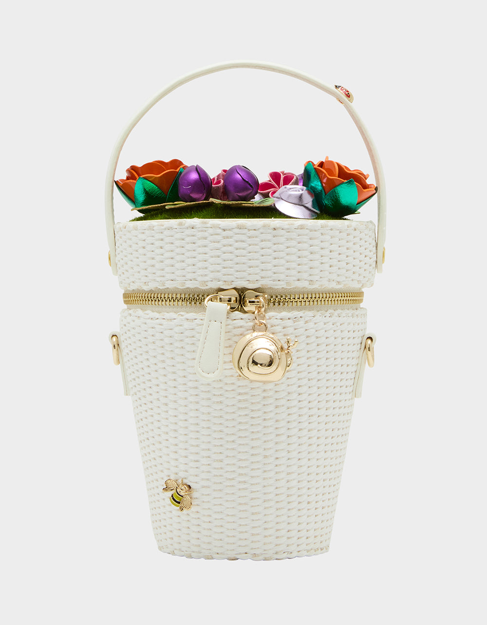 Betsey Johnson Kitsch You Grow Girl Floral Crossbody Bag