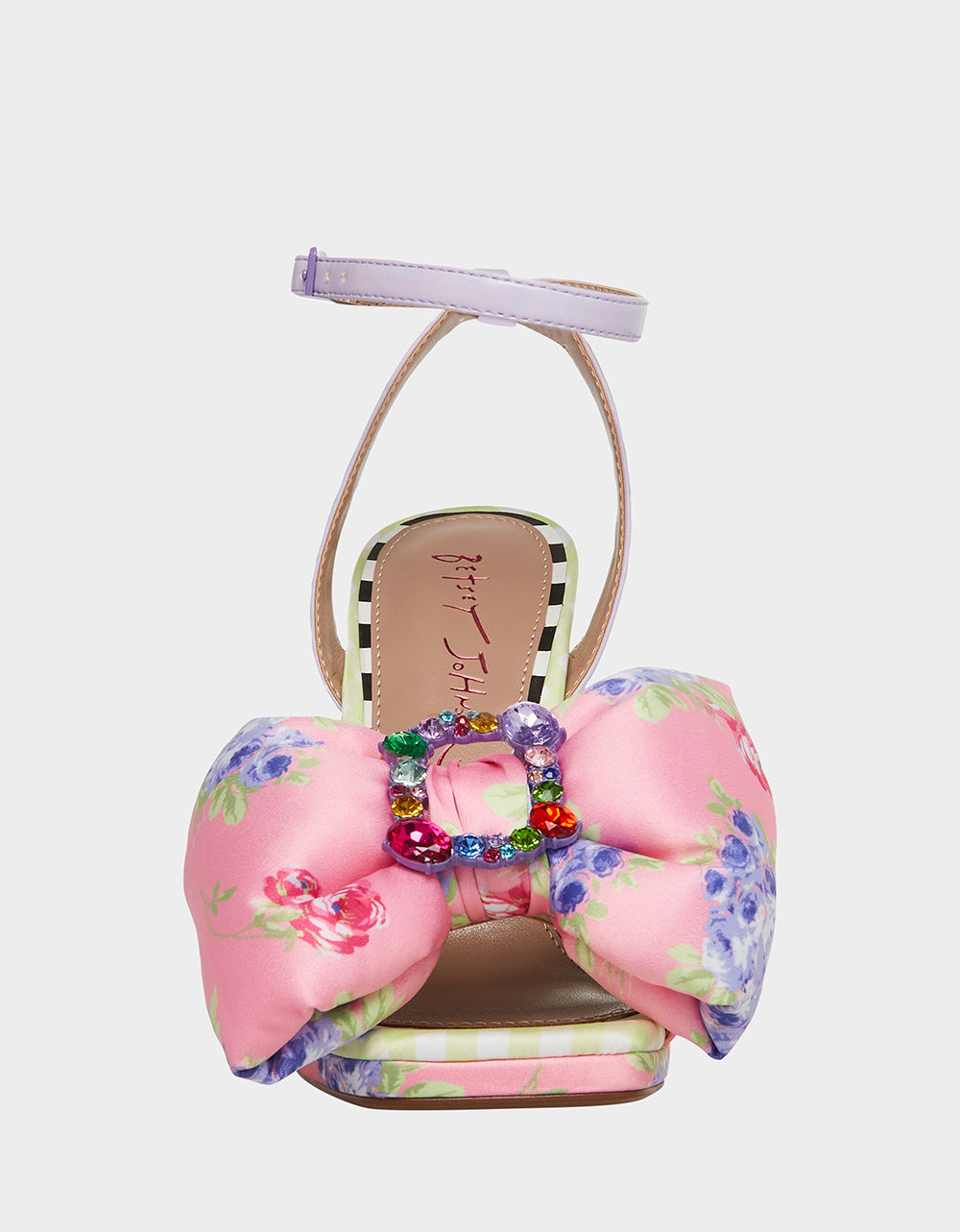 Betsey Johnson Pollie Pink Multi Bow Heels - 4 Inch