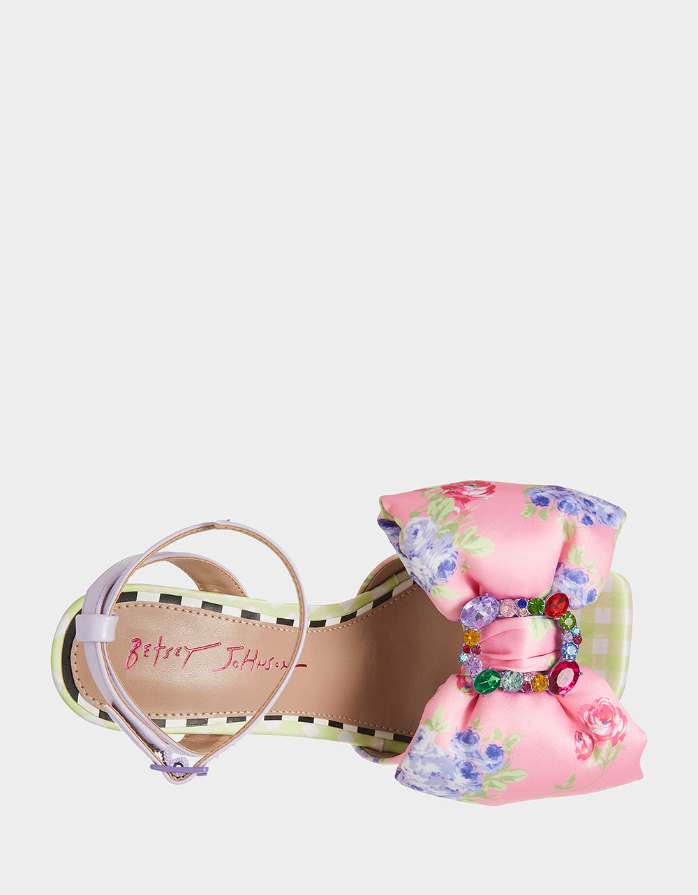 Betsey Johnson Pollie Pink Multi Bow Heels - 4 Inch