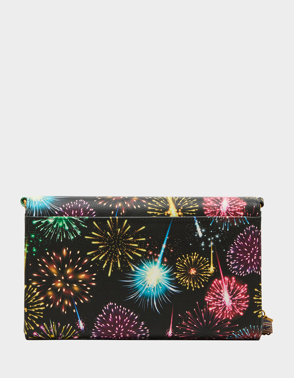 Betsey Johnson Spark Joy Black Multi Chain Wallet for Women