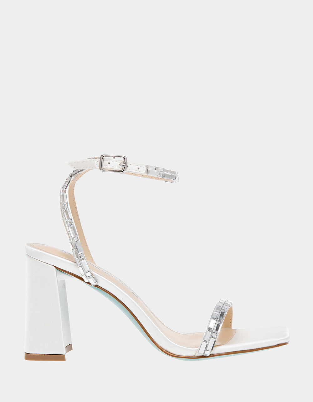Betsey Johnson Scott Ivory Rhinestone Heels for Bridal