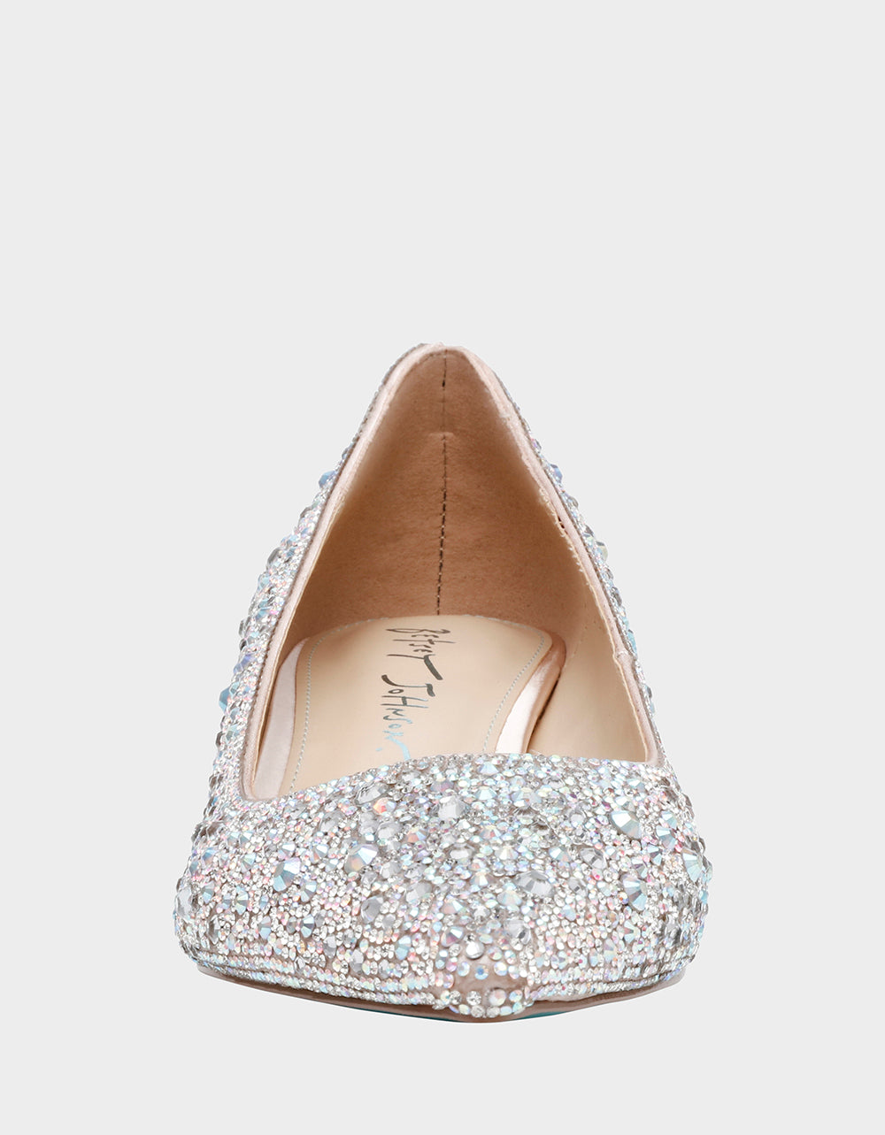 Betsey Johnson SCOUT Rhinestone Kitten Heel Pump for Formal Events