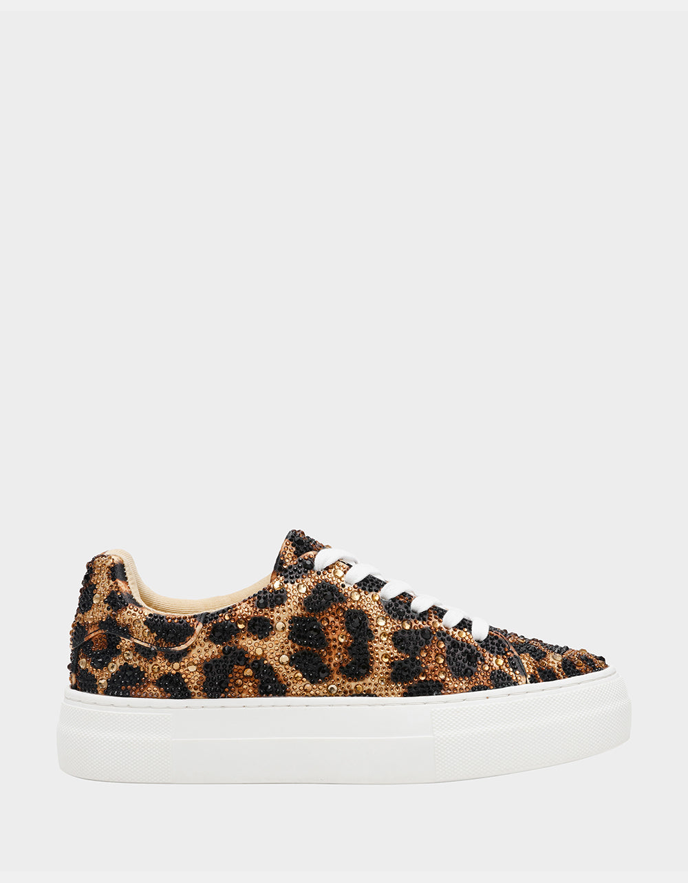 Betsey Johnson SIDNY Leopard Rhinestone Sneakers