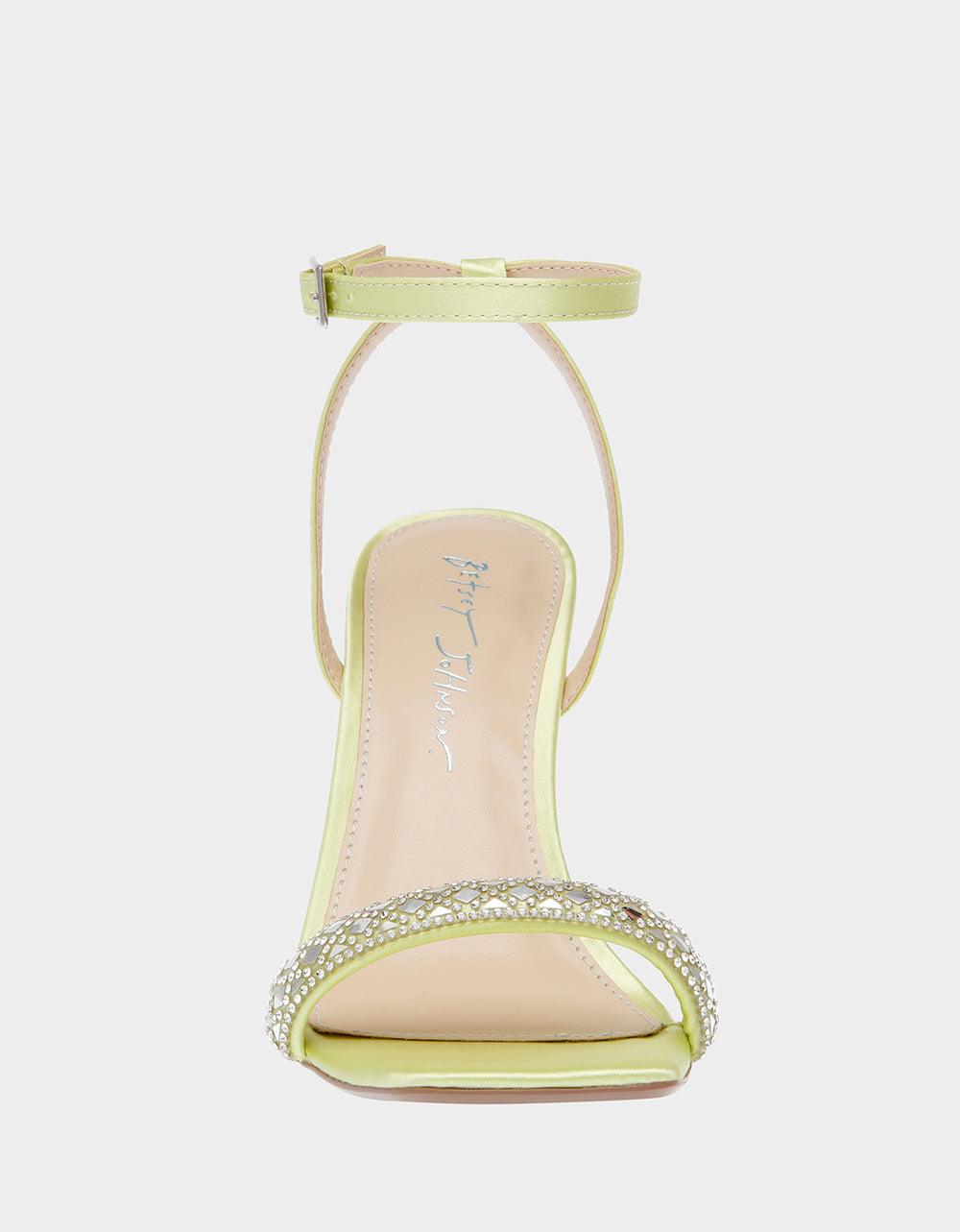 Betsey Johnson SIMON Rhinestone Wedge Heels - 4 Inch Elegant Party Shoes