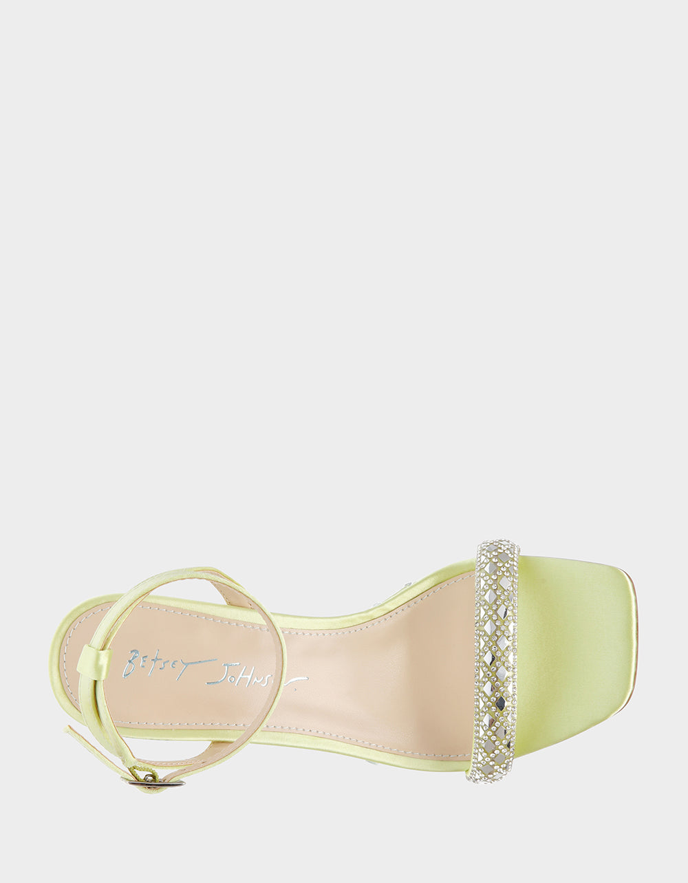 Betsey Johnson SIMON Rhinestone Wedge Heels - 4 Inch Elegant Party Shoes