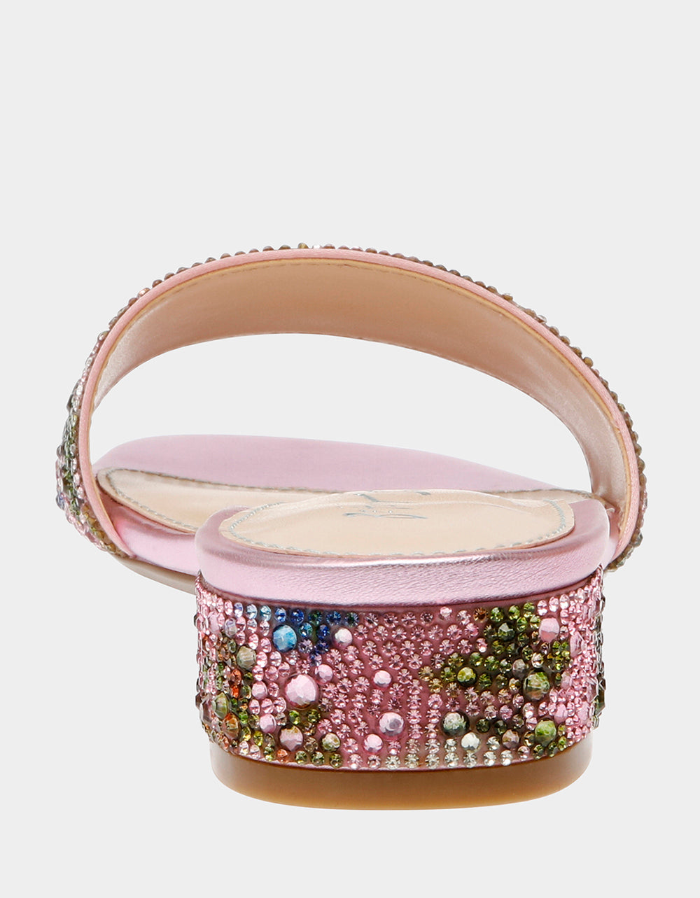 Betsey Johnson Sunny Floral Rhinestone Slip-On Sandals