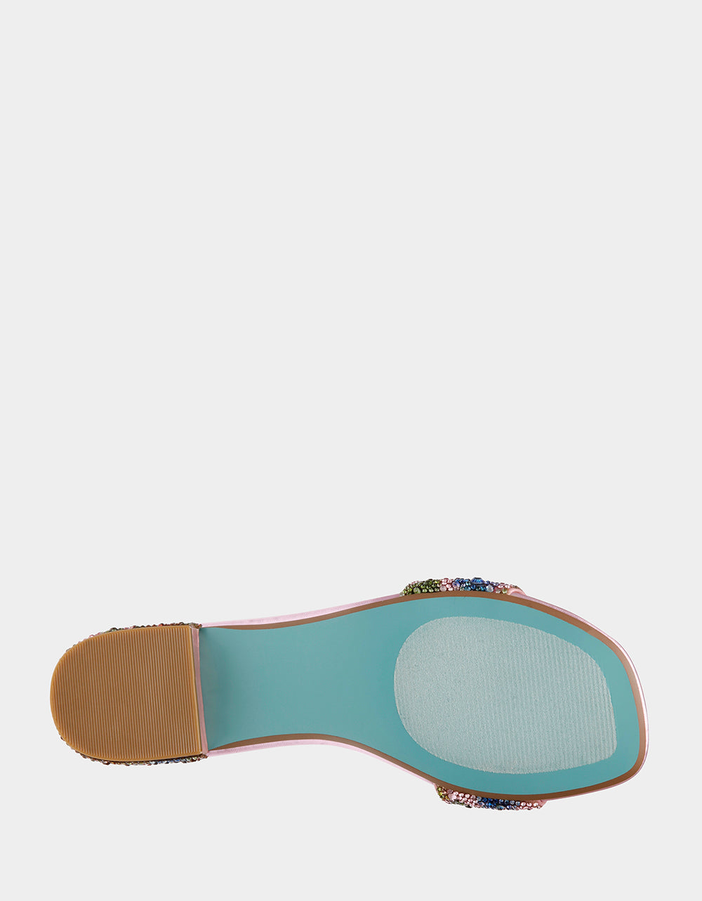 Betsey Johnson Sunny Floral Rhinestone Slip-On Sandals