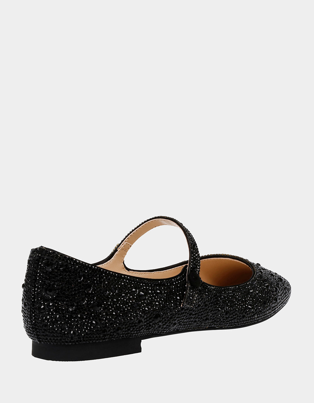 Betsey Johnson TESS Rhinestone Mary Jane Flats - Sparkly Ballet Shoes