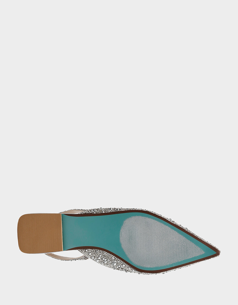Betsey Johnson VANCE Silver Slingback Ballet Flats for Women