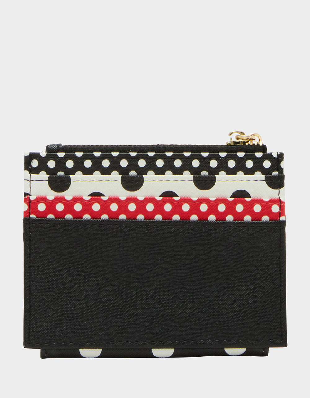 Betsey Johnson Lucky You! Polka Dot Bifold Wallet with Rhinestone Ladybug