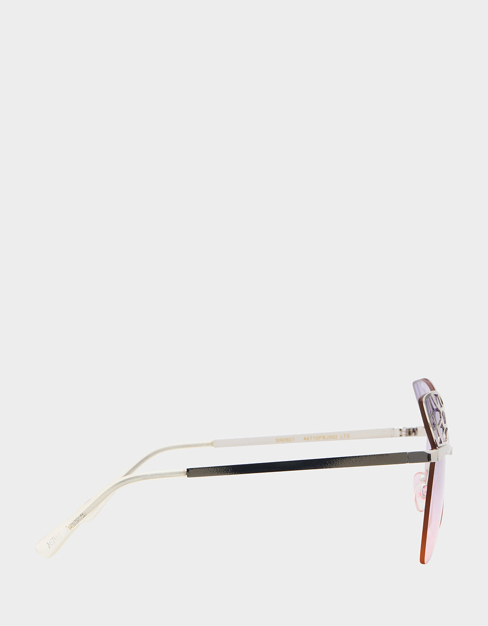 Betsey Johnson Butterfly Sunglasses with Pink & Purple Ombre Lenses