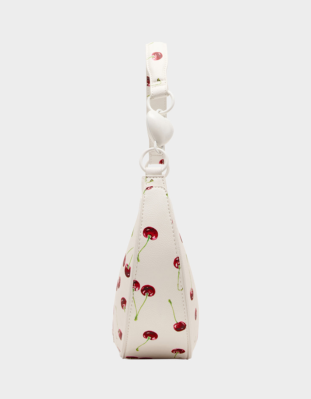 Betsey Johnson Cherry Print Shoulder Bag with Heart Strap