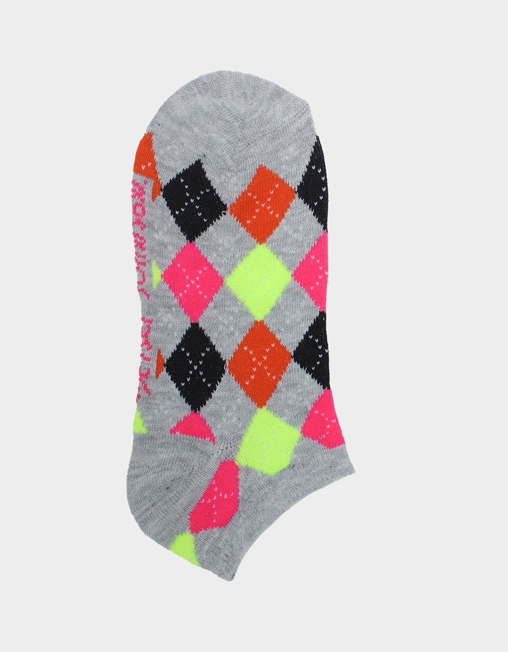 Halloween Witch Socks 10-Pack - Low Cut Purple & Orange Design